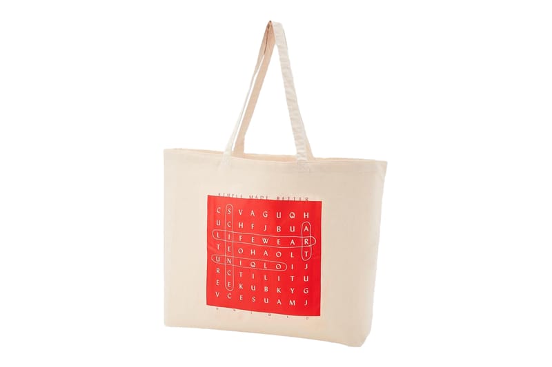 Uniqlo canvas sale tote bag