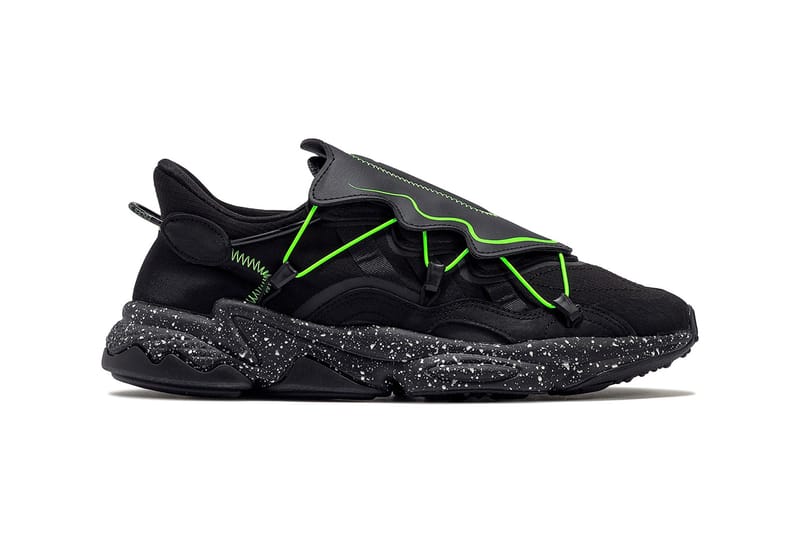 Adidas ozweego outlet black green