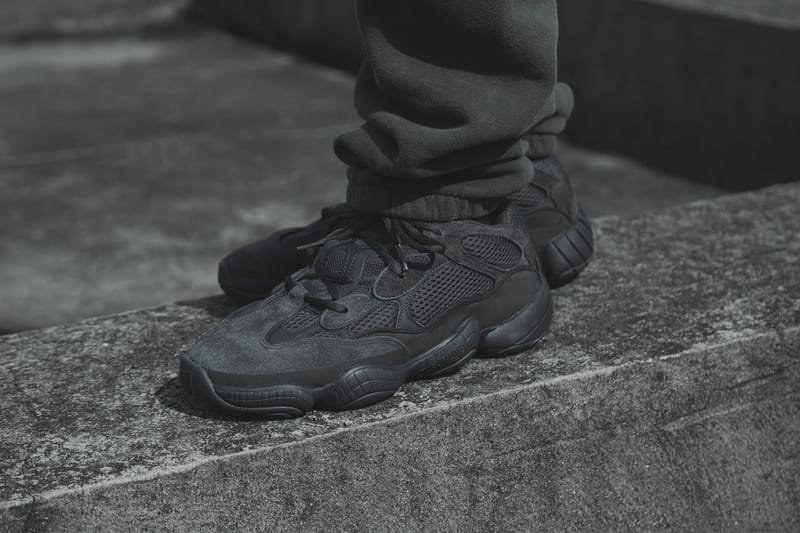 Adidas yeezy 500 shop utility black review