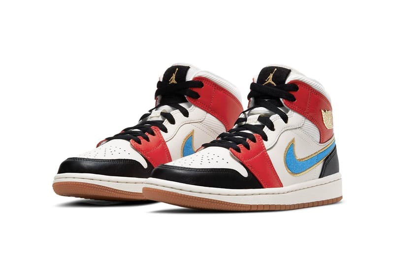 Red blue black store and white 1s