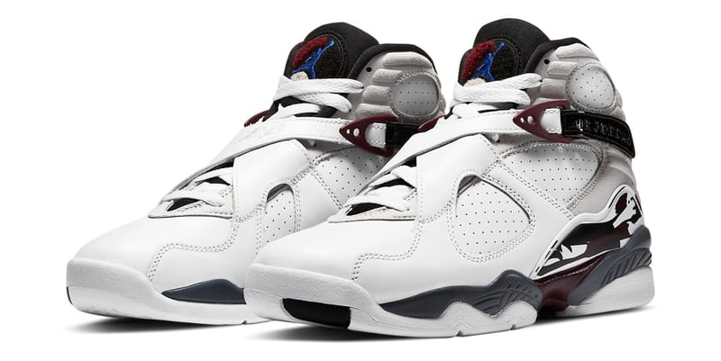 Burgundy and white jordans sale