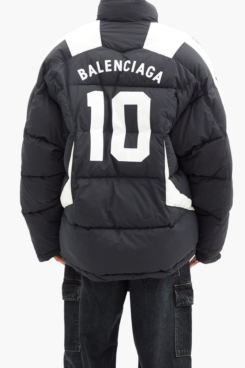 Balenciaga's Puffer Coat Is Football Gone Luxe | HYPEBEAST