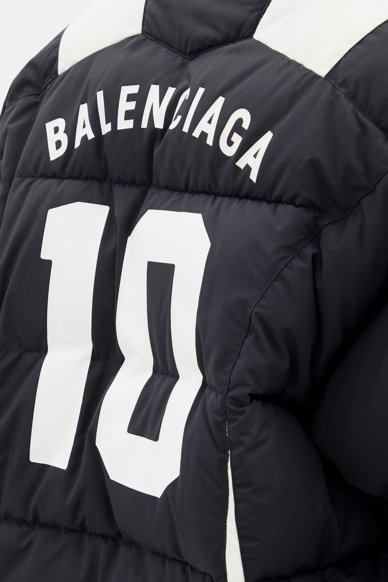 Balenciaga's Puffer Coat Is Football Gone Luxe | Hypebeast