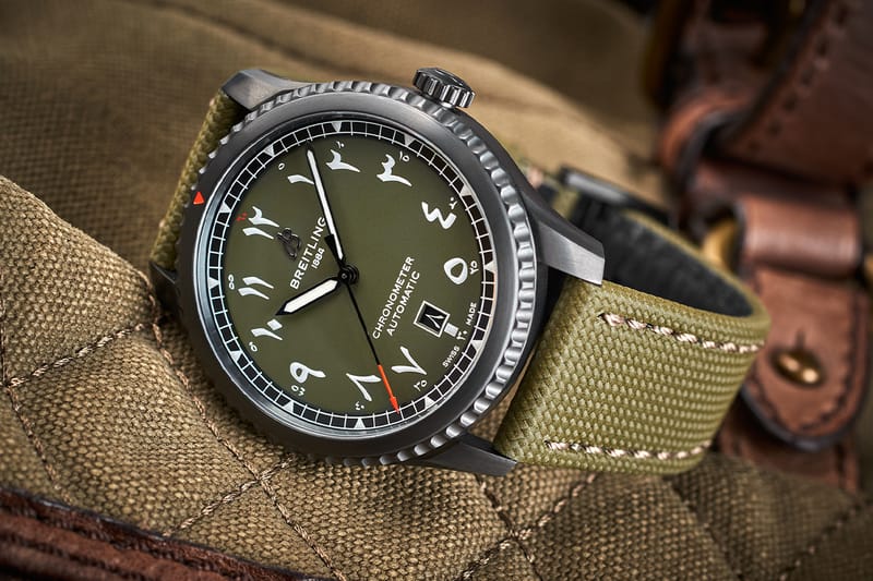 Breitling navitimer shop 8 green