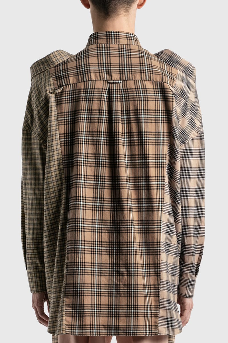 Burberry store split shirt