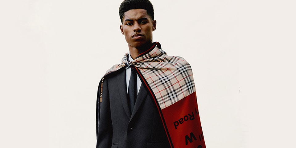 Burberry and Marcus Rashford MBE Supports Youth | Hypebeast