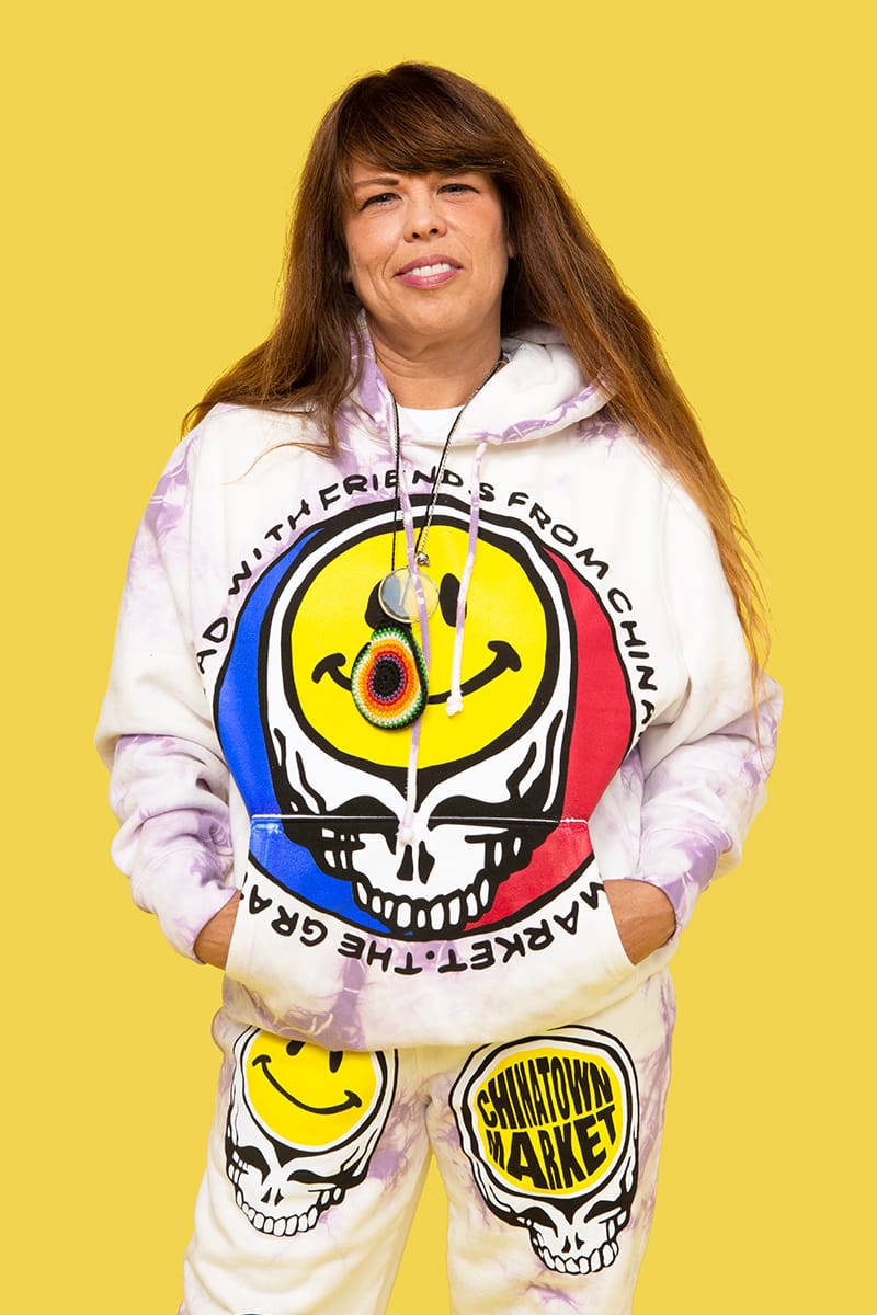 Chinatown market discount smiley face hoodie