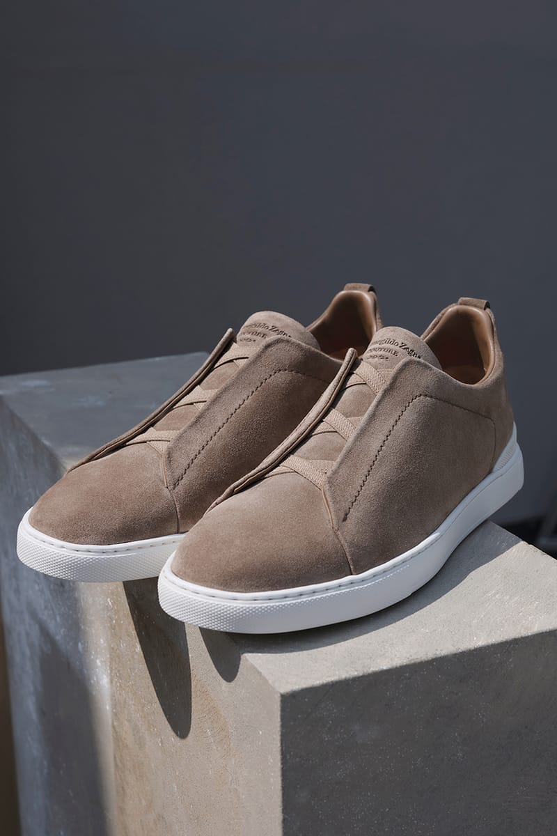 Zegna triple sale stitch sneaker