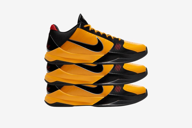 Kobe 5 black and 2024 yellow