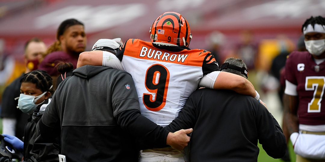 Joe Burrow ACL MCL Knee Injury QB Bengals NFL Info | Hypebeast