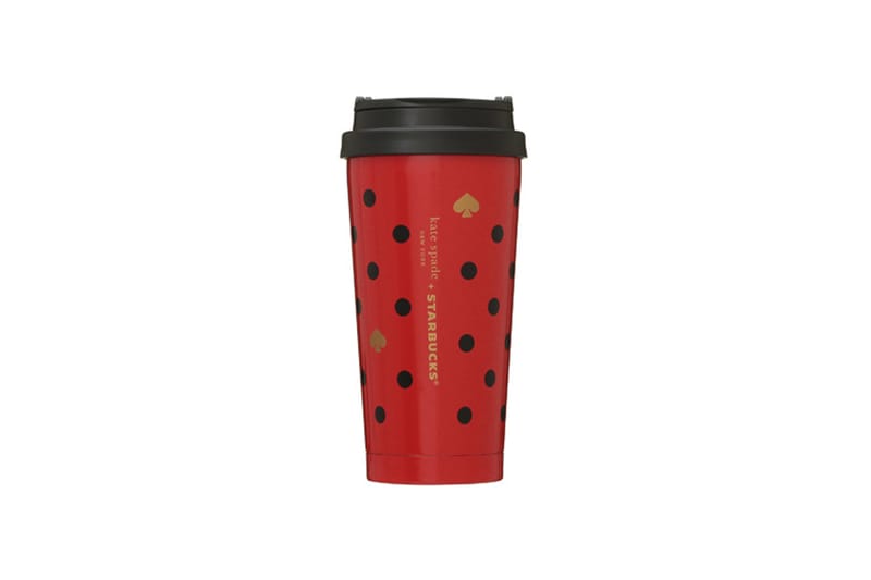 RARE HTF Kate Spade Starbucks Limited Edition Red Ceramic 2024 Tumbler