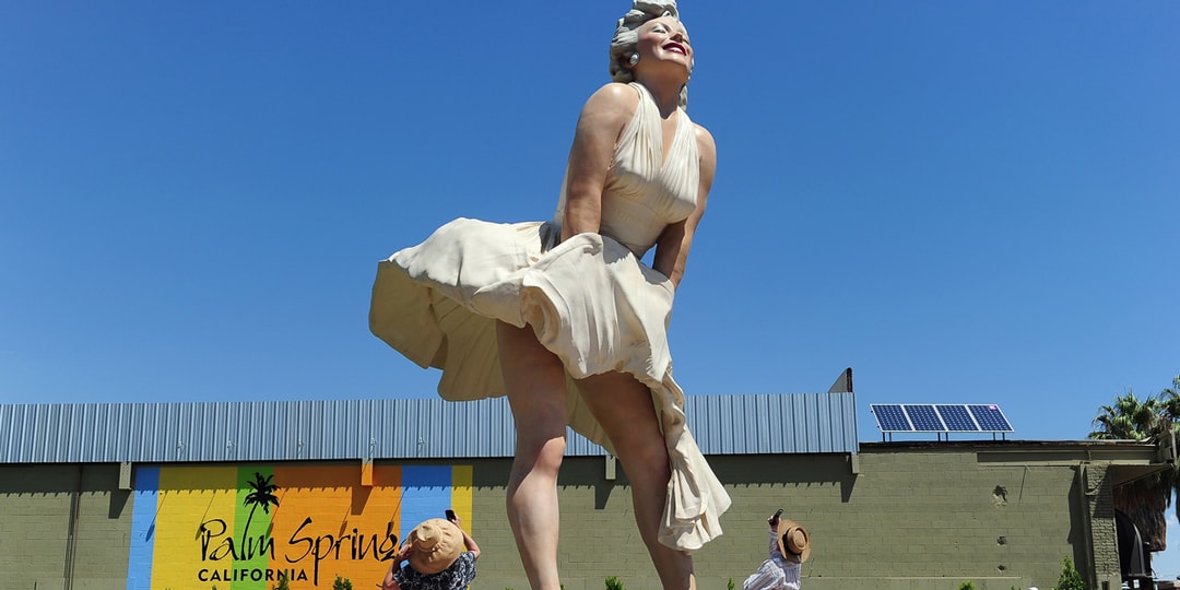 Гигантская статуя Мэрилин Монро вызвала споры среди местных жителей Калифорнии