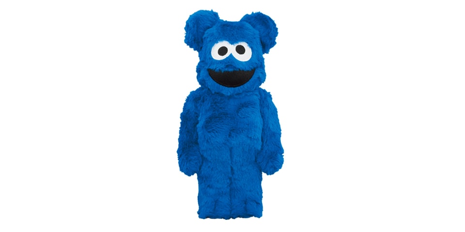 bearbrick cookie monster 1000