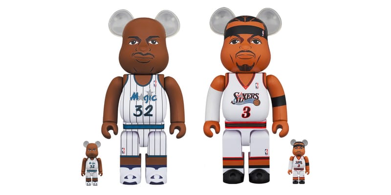 Medicom Toy Immortalizes Shaq and Allen Iverson in BE@RBRICK ...