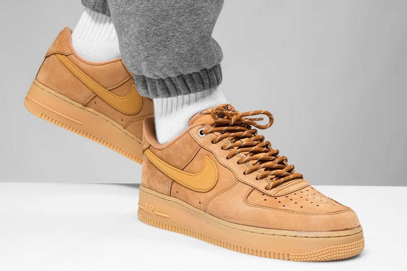 nike air force 1 wheat black