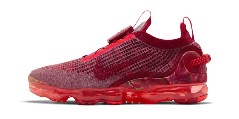 Nike vapormax red and pink best sale