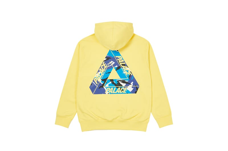 Palace 2025 yellow hoodie