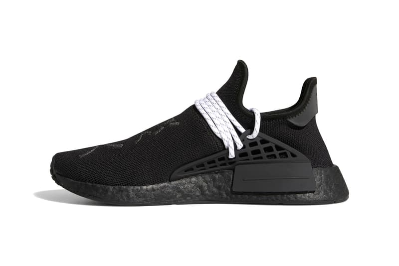 Pharrell x adidas Originals NMD Hu Monochrome Black | HYPEBEAST