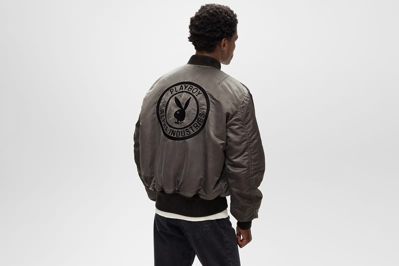 Playboy x Alpha Industries MA-1 Bomber Jacket | Hypebeast