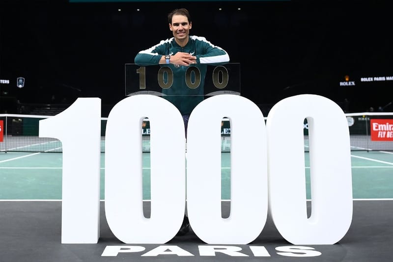 Rafael Nadal 1 000 ATP Tour Match Wins Record Hypebeast