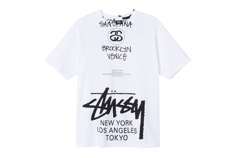 Stüssy 40th Anniversary World Tour T-Shirt Collaborations | Hypebeast