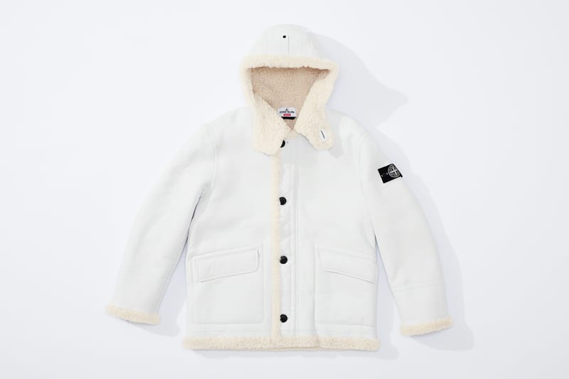 Supreme white clearance coat