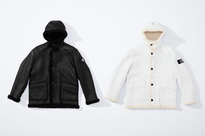 Supreme shearling hot sale jacket