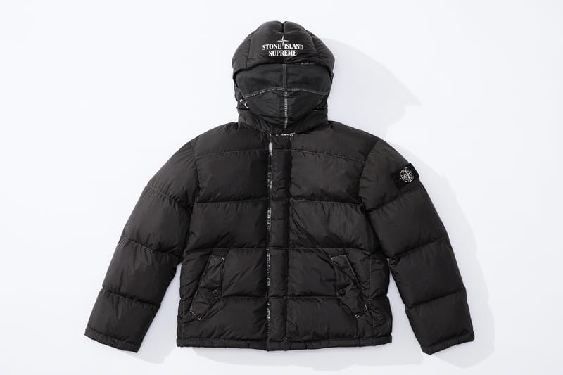 Supreme x stone store island puffer jacket