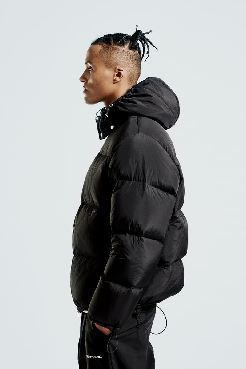 Mki hooded down store jacket