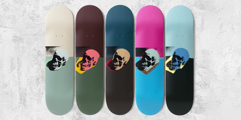 The Skateroom выпускает версии скейтбордов с «Черепами» Энди Уорхола