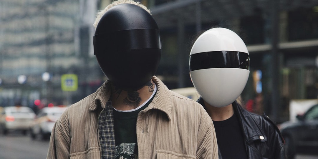 Оставайтесь в безопасности стильно с маской для лица Blanc в стиле Daft Punk