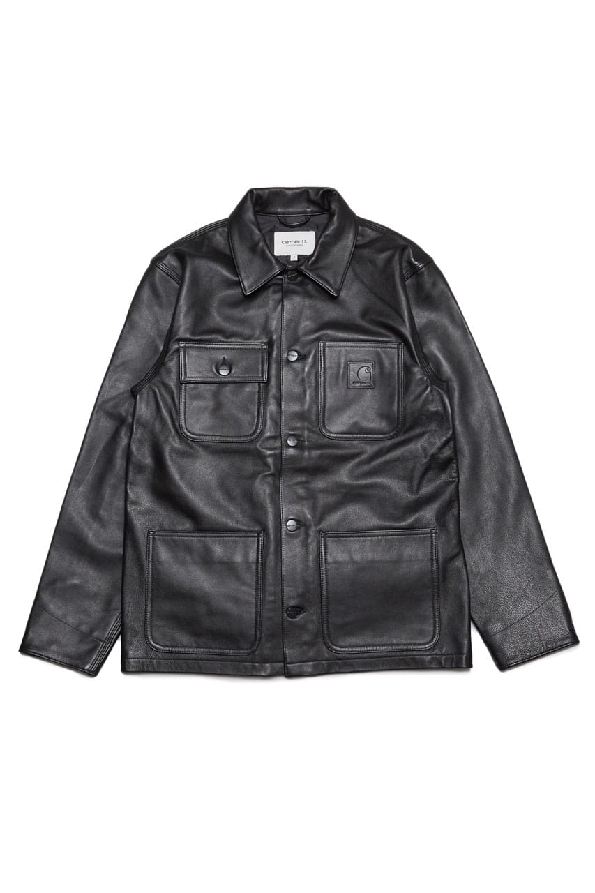 Carhartt WIP Limited Black Leather Chore Coat | HYPEBEAST
