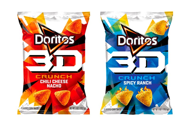 Doritos 3D Crunch Chili Cheese Nacho and Spicy Ranch Launch HYPEBEAST