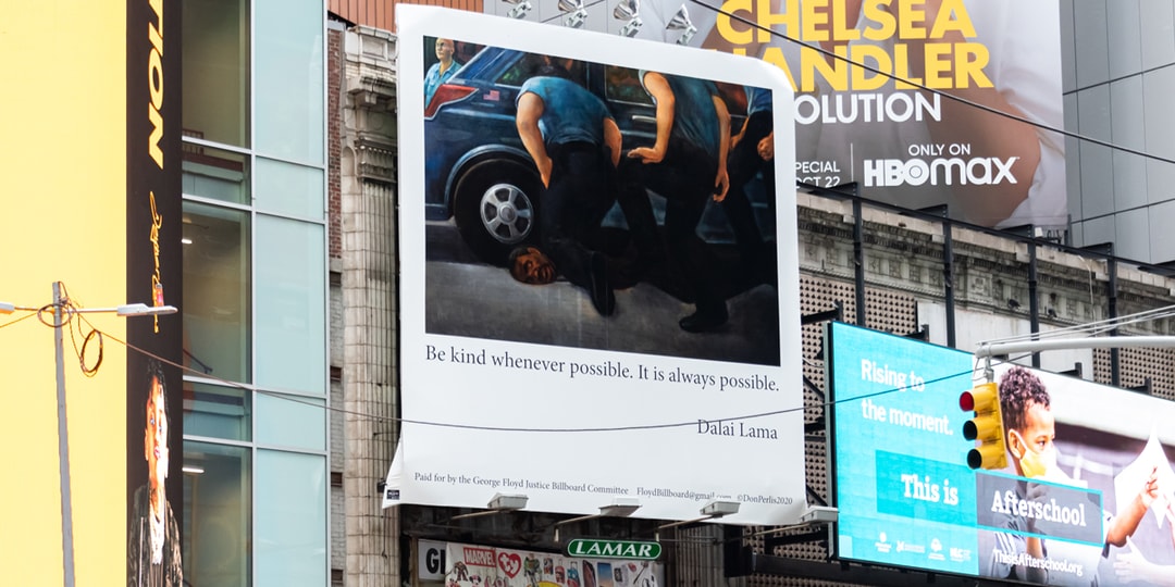 Компания Billboard отвергла авторскую фреску с изображением Джорджа Флойда в Миннеаполисе