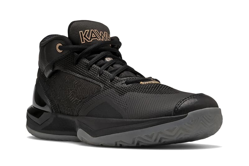 kawhi leonard shoes black and gold