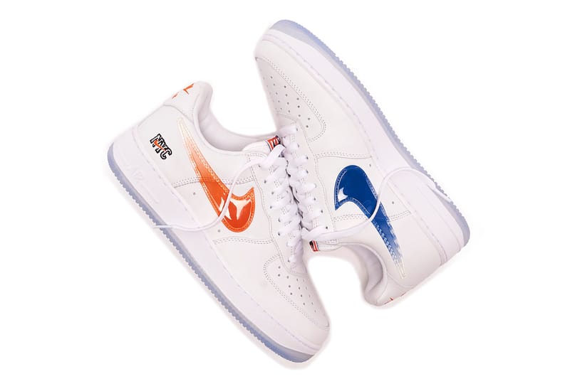 Nike air force 1 on sale knicks