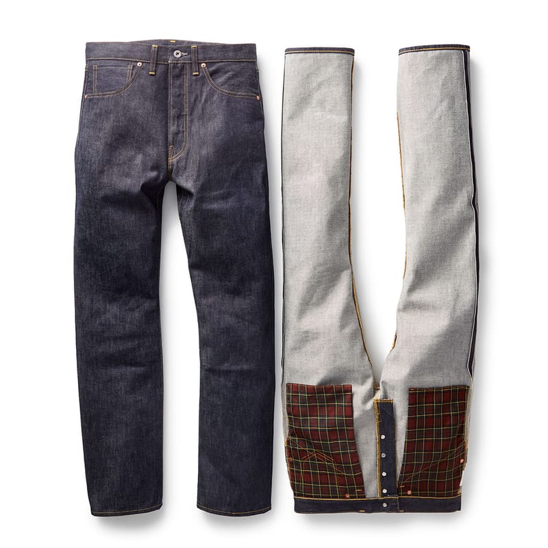 Levis white deals cone denim