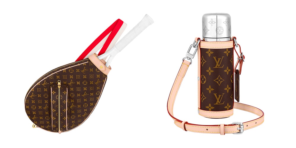 Louis Vuitton Tennis Racket Cover, Yoga Mat, Thermos Holder Hypebeast