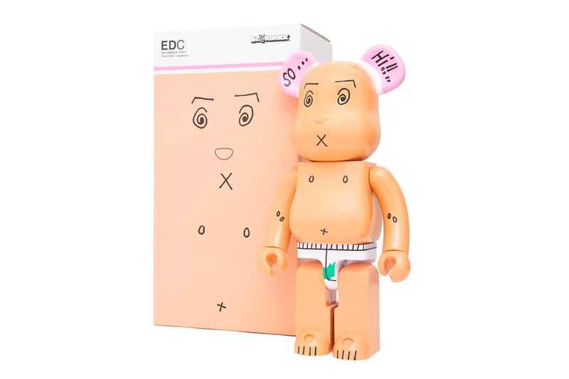 END. x Medicom Be@rbrick in White 1000% Medicom
