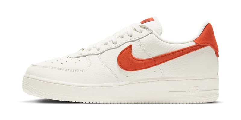 Orange check shop air force 1