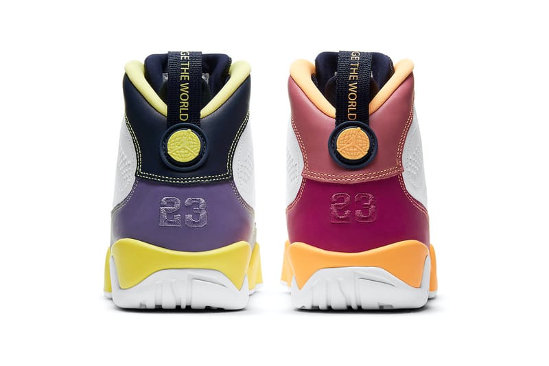 Jordan 9 outlet colorful