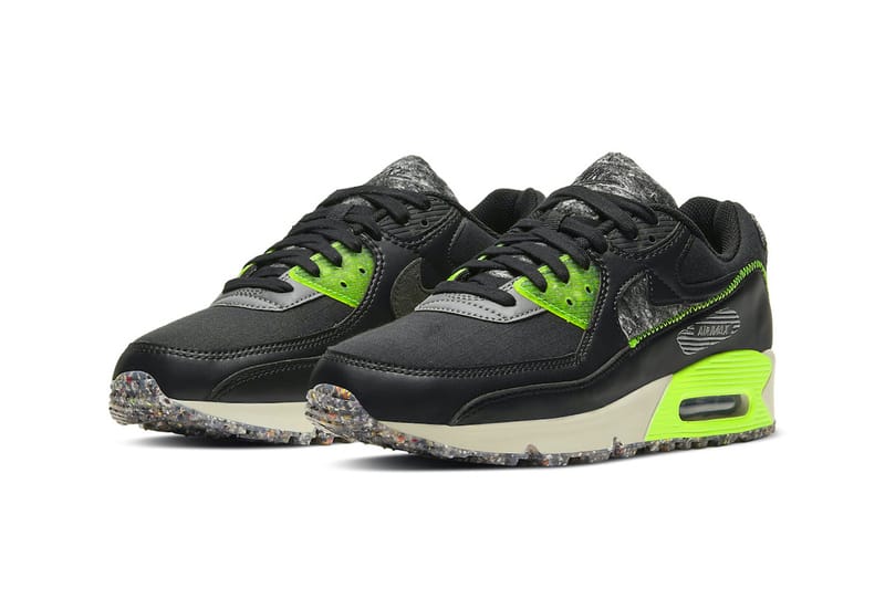 Air max 90 black and clearance green