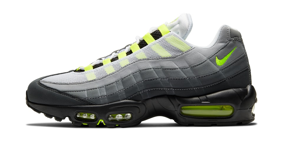 air max 95 lime green and grey