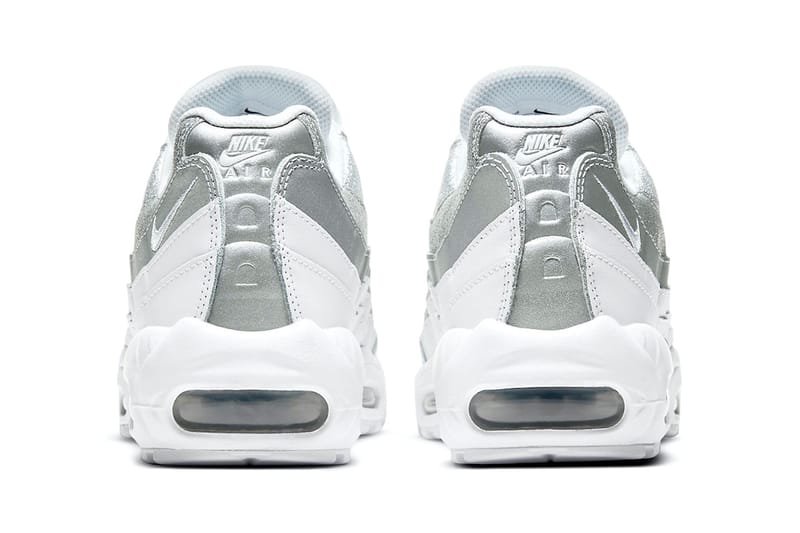 Nike sportswear air clearance max 95 light silver/white