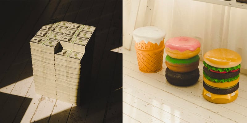 Rotary Hero Dollar/Ice Cream/Hamburger/Donuts Stools | Hypebeast