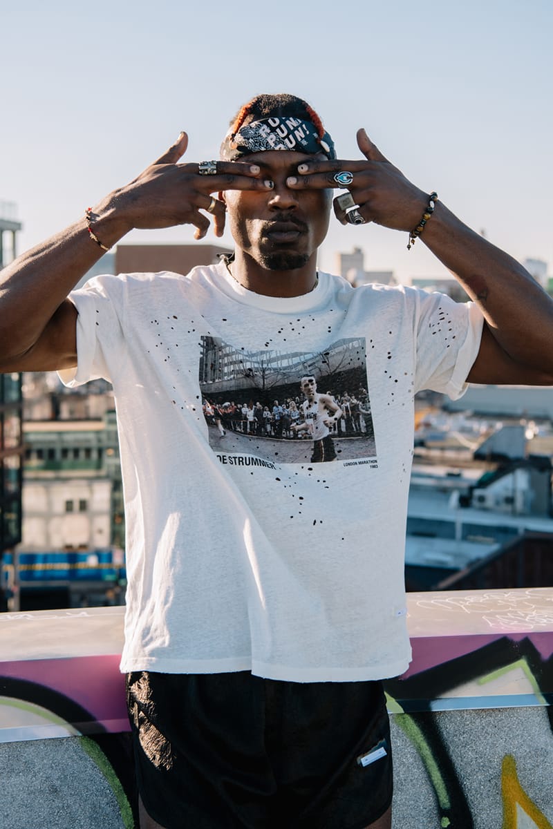 Running dry london shop marathon t-shirt in white