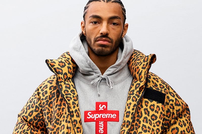 Supreme hot sale leopard hoodie