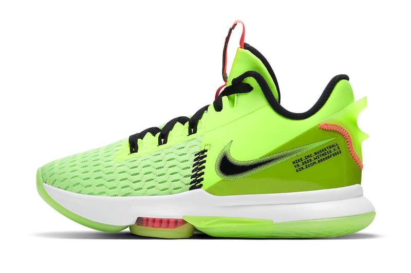 Lebron james lime green on sale shoes