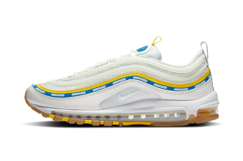 Air max 97 hot sale blue and gold