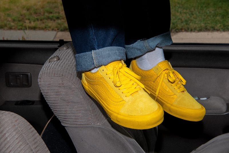 Vans vault hotsell old skool yellow